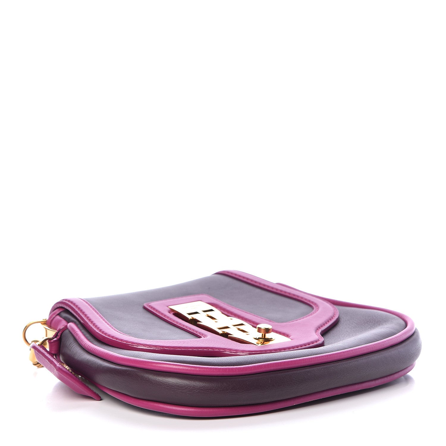 Louis Vuitton Cuir Art Deco Trapeze Prune Cyclamen 4 of 9