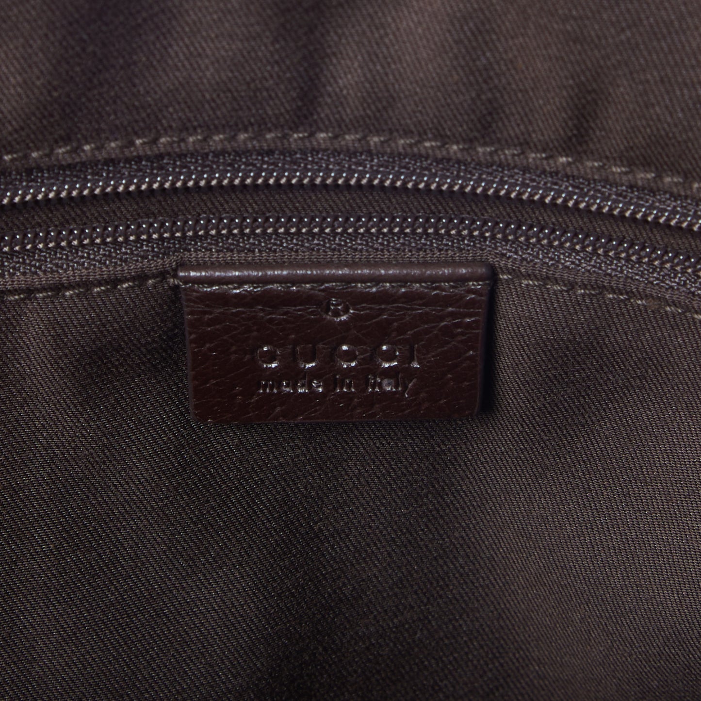 Monogram Medium Abbey Tote Dark Brown