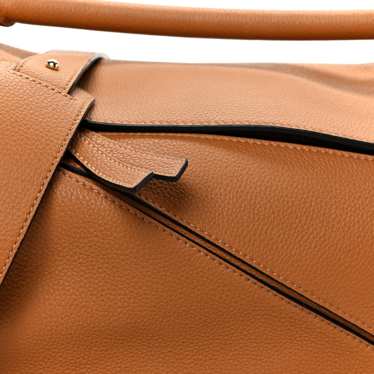 Loewe Calfskin Medium Puzzle Bag Tan 9 of 11