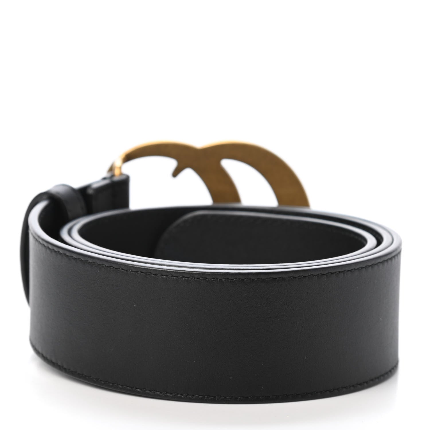 Gucci Calfskin Double G 40mm Belt 80 32 Black 2 of 5