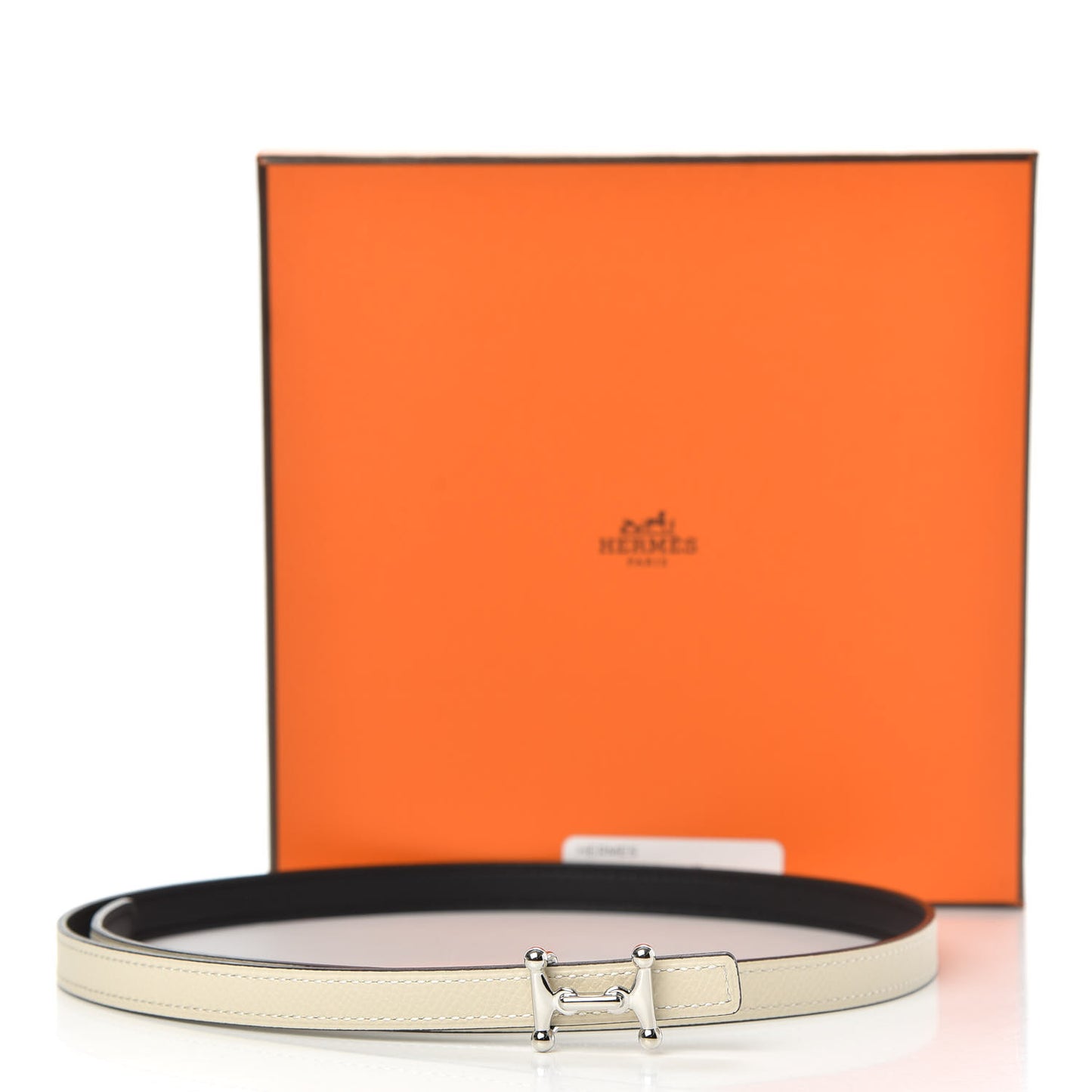 Epsom Swift 13mm Mini Mors H Belt 75 Craie Black