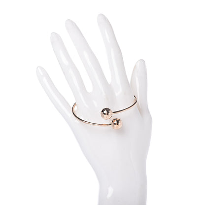 Tiffany 18K Rose Gold 11mm HardWear Ball Bypass Bracelet 2 of 5