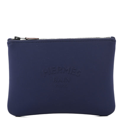 Hermes Neoprene Small Neobain Case Marine 1 of 6