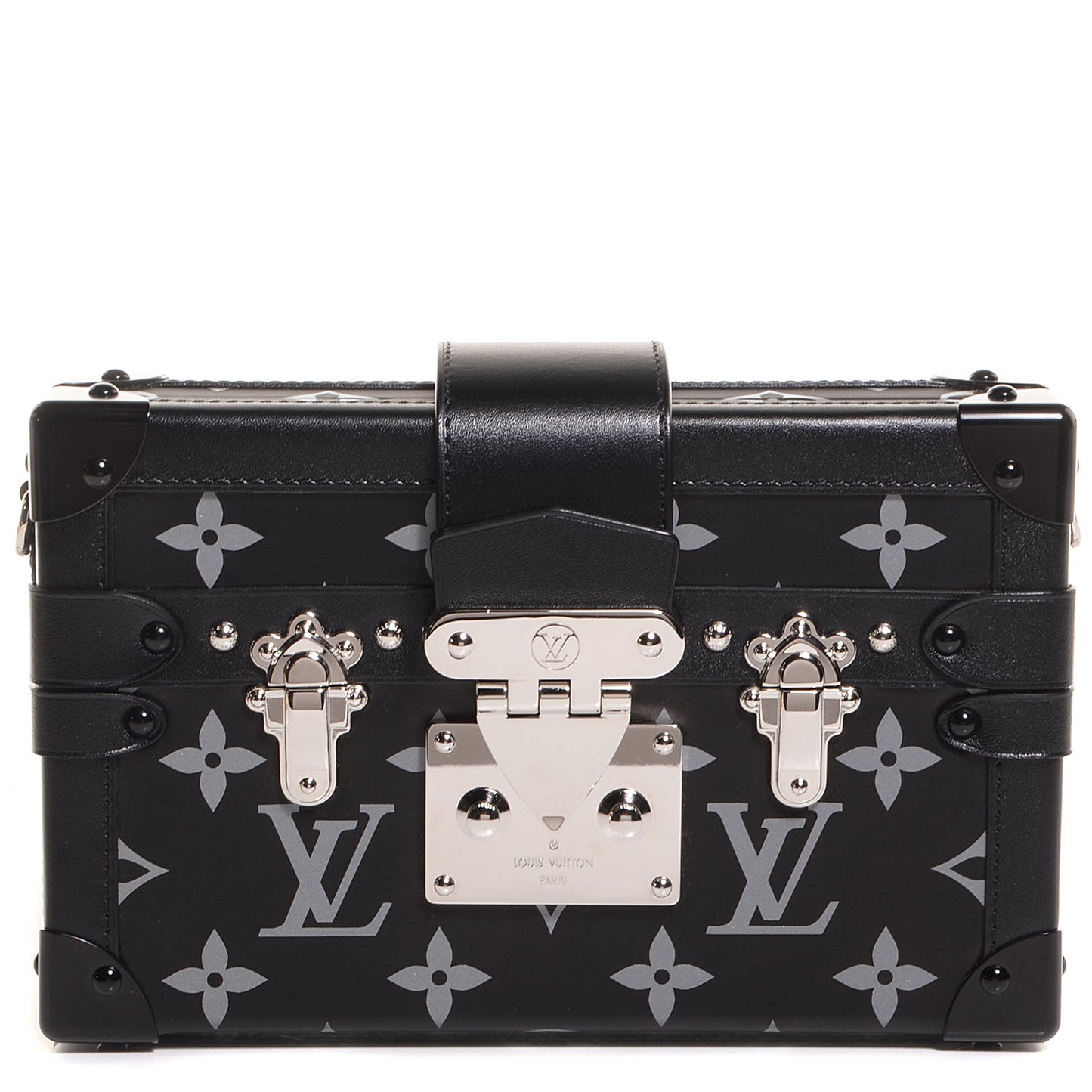 Reflective Petite Malle Black