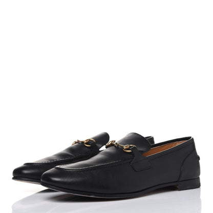 Gucci Calfskin Womens Jordaan Loafers 40.5 Black 3 of 9