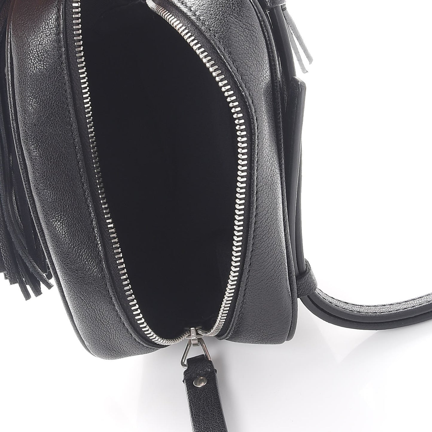 Lambskin Monogram Lou Belt Bag Black