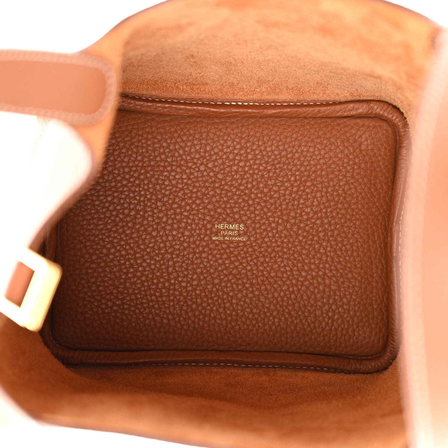 Hermes Taurillon Clemence Picotin Lock 18 PM Gold 5 of 11