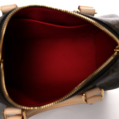 Louis Vuitton Monogram Speedy Bandouliere 20 Black 5 of 13