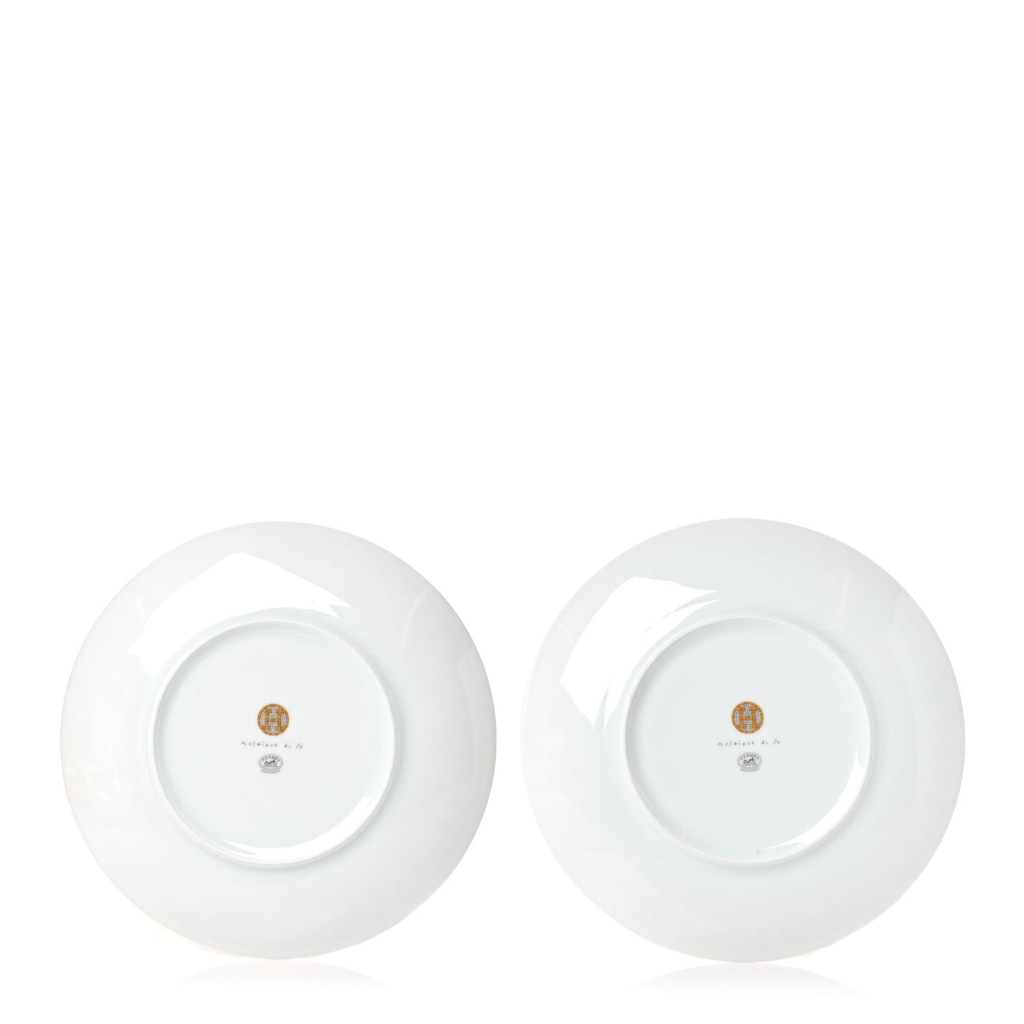 Porcelain Mosaique au 24 Dessert Plate Set of 2