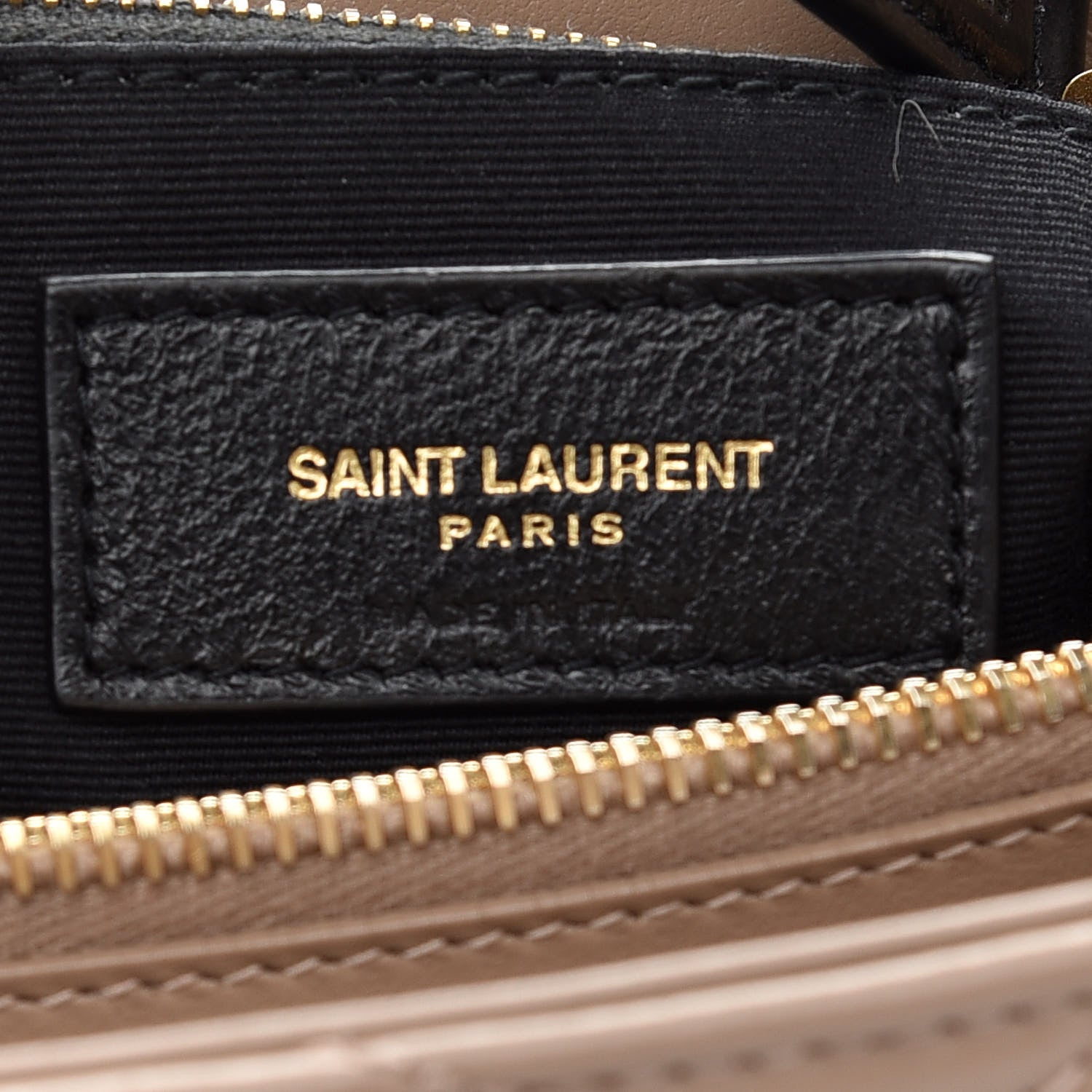 Saint Laurent Calfskin Y Quilted Monogram Medium Loulou Chain Satchel Dusty Grey 6 of 10