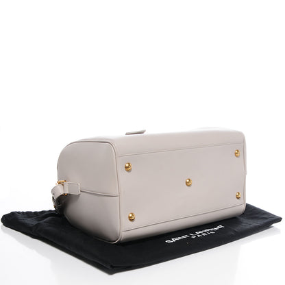 Saint Laurent Calfskin Classic Duffle 6 Dove White 4 of 7