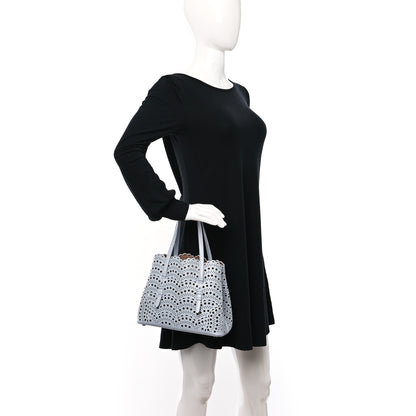 Alaia Calfskin Vienne Wave Mina 25 Bag Nuage 2 of 11