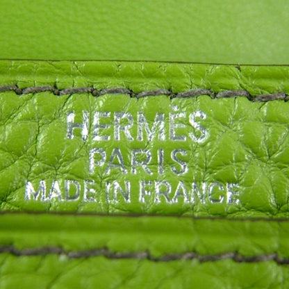 Hermes Chevre Mysore Wallet Belt Vert Anis 9 of 9