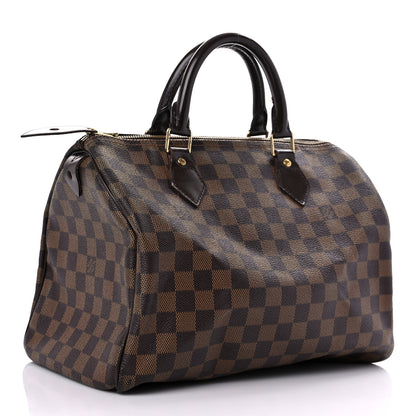 Louis Vuitton Damier Ebene Speedy 30 4 of 17