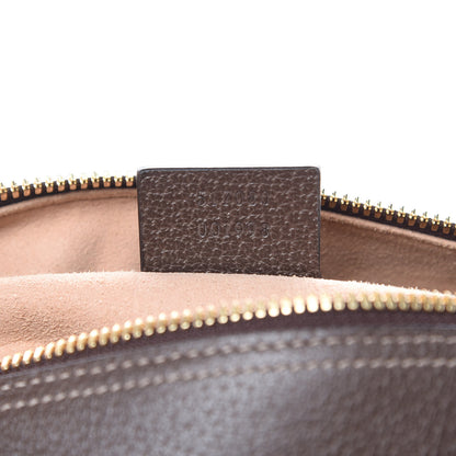 Gucci GG Supreme Monogram Web Small Ophidia Shoulder Bag Brown 7 of 9