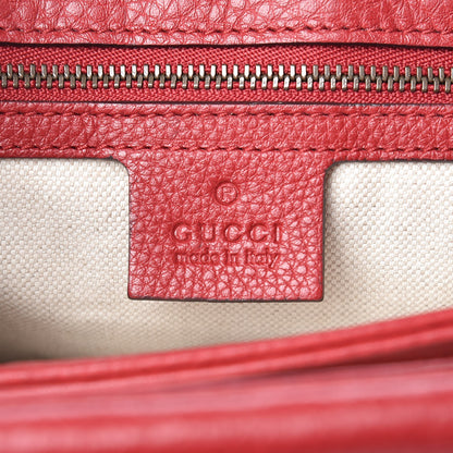 Gucci Cellarius Calfskin GG Marmont Shoulder Bag Vulcanic Red 6 of 10
