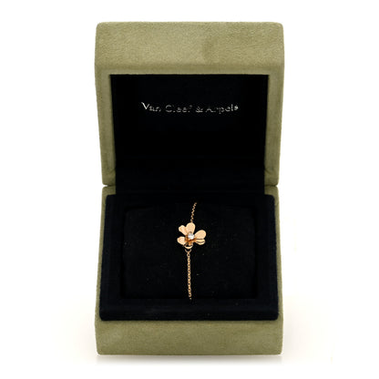 Van Cleef & Arpels 18K Yellow Gold Diamond Mini Frivole Bracelet 4 of 4