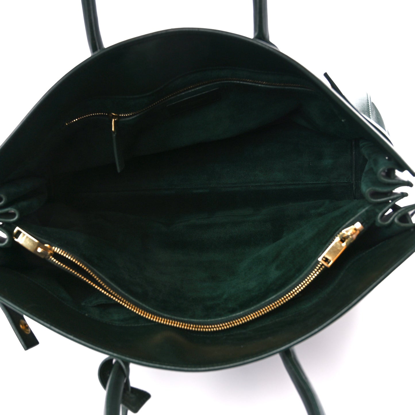 Calfskin Large Sac de Jour Carryall Dark Green