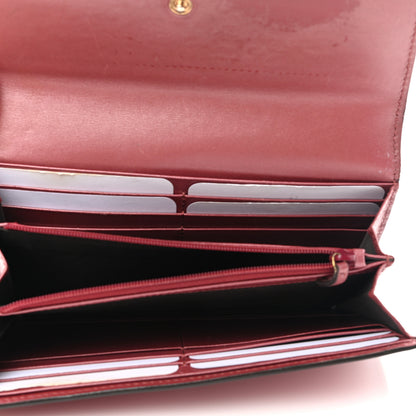 Gucci Shine Guccissima Lovely Heart Continental Wallet Tibet Red 5 of 11