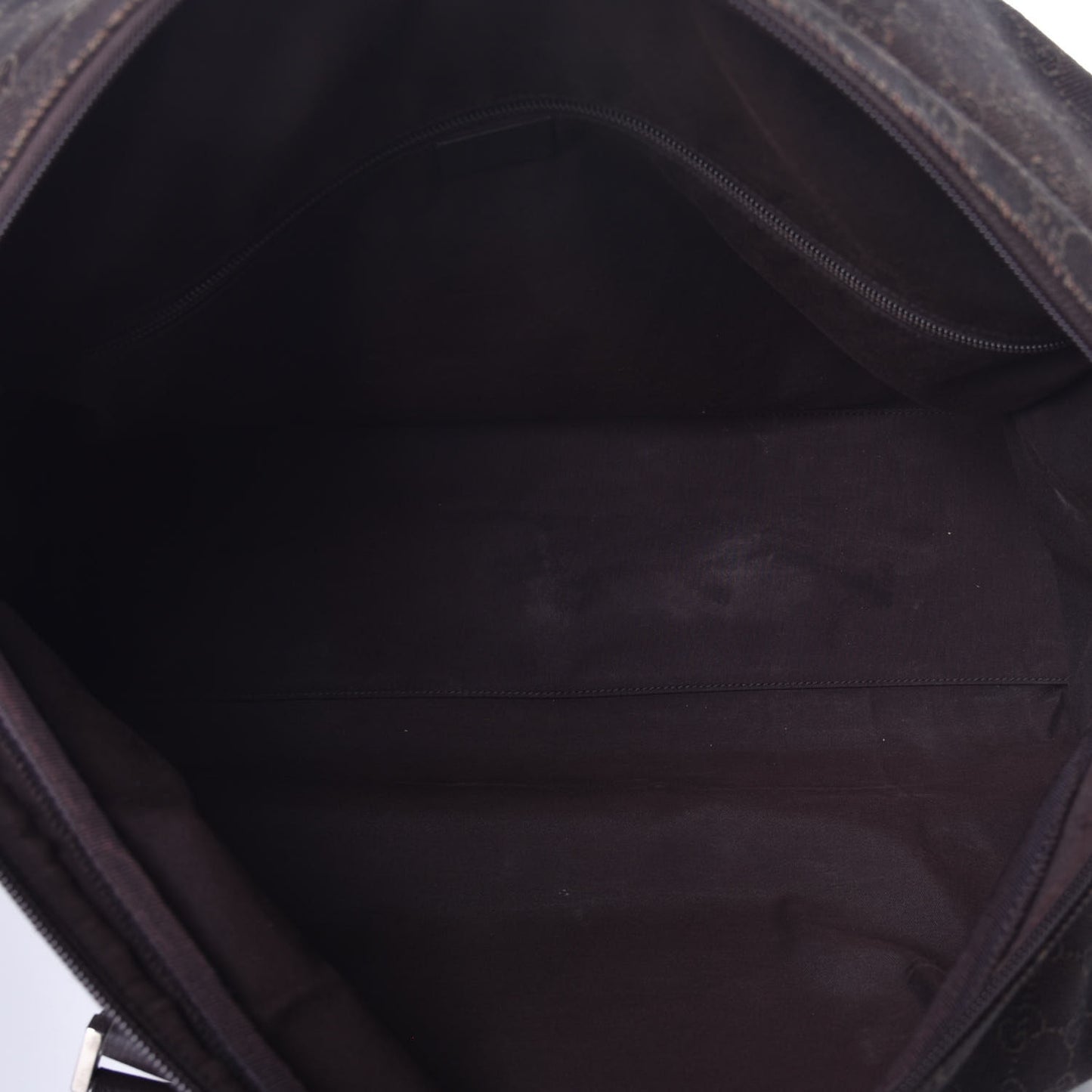 Denim Monogram Large Carry On Duffle Dark Brown