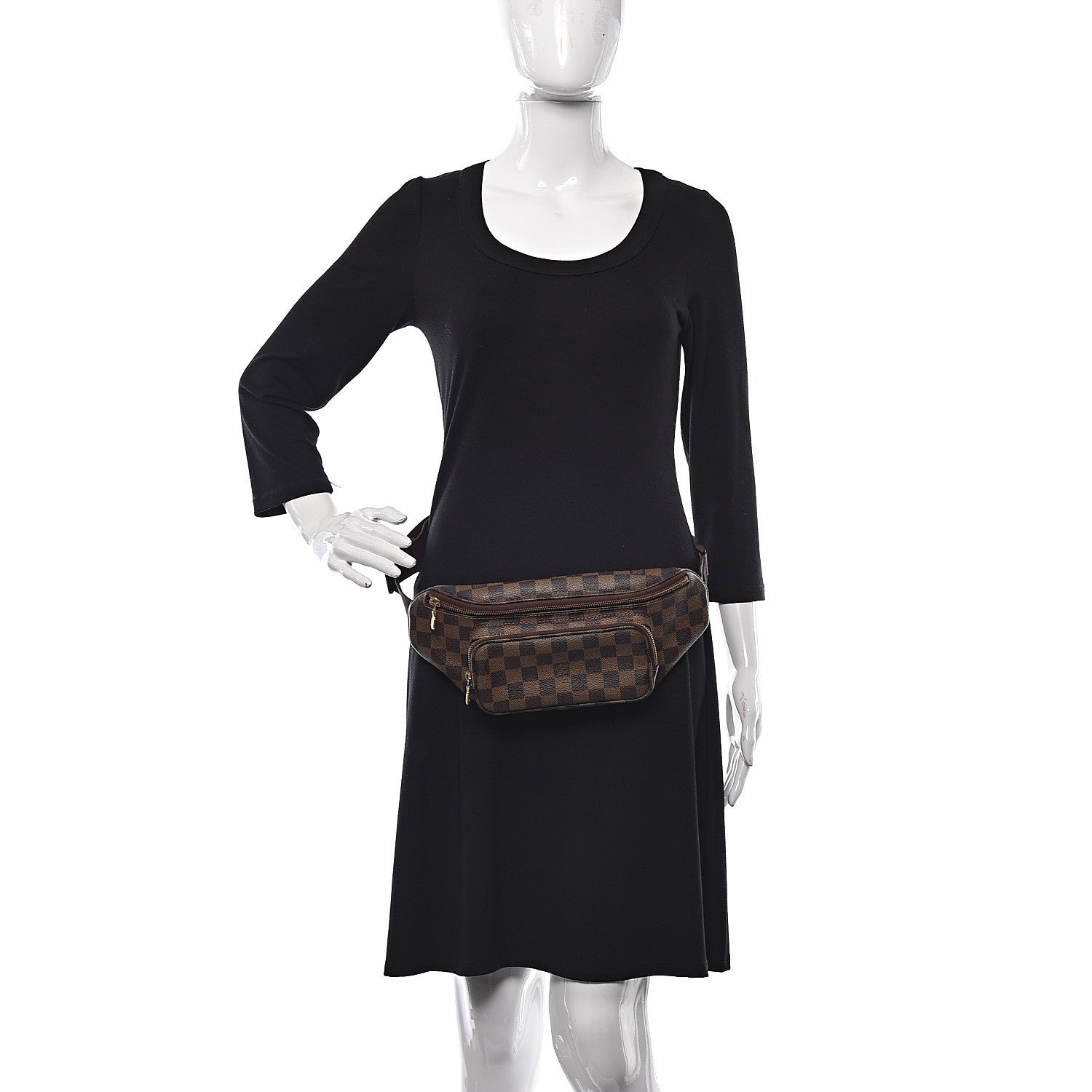 Louis Vuitton Damier Ebene Melville Bum Bag 2 of 16