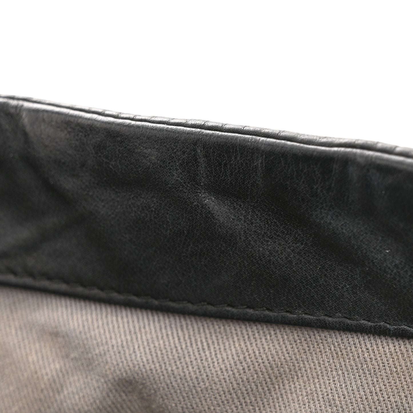 Iridescent Calfskin Glint Accordion Flap Black