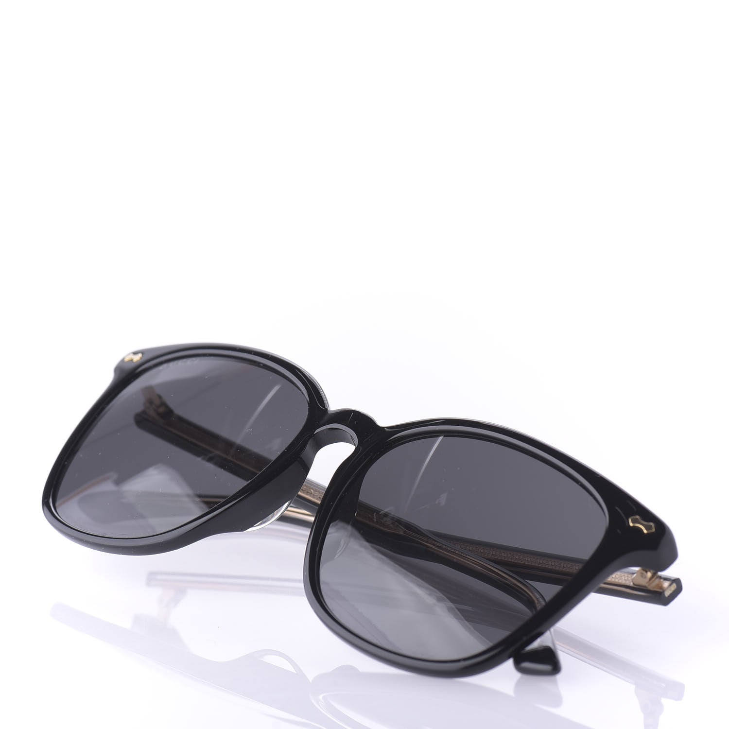 Gucci Square Frame Sunglasses GG0050S Black 8 of 9