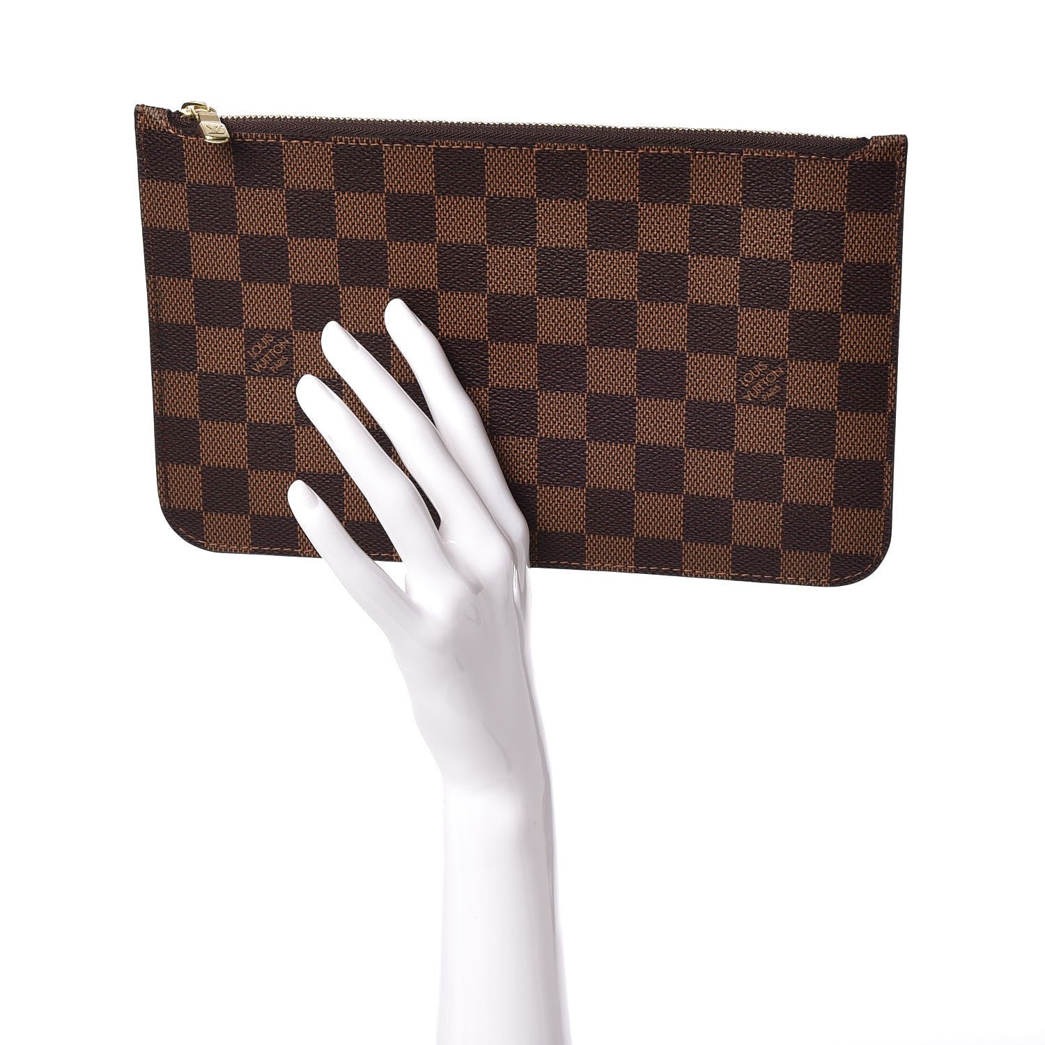 Louis Vuitton Damier Ebene Neverfull MM GM Pochette 2 of 8