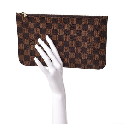 Louis Vuitton Damier Ebene Neverfull MM GM Pochette 2 of 8