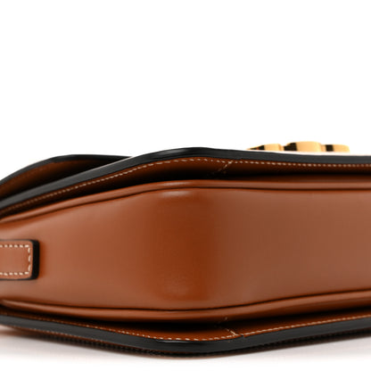 Celine Calfskin Triomphe Canvas Teen Triomphe Bag Tan 10 of 13