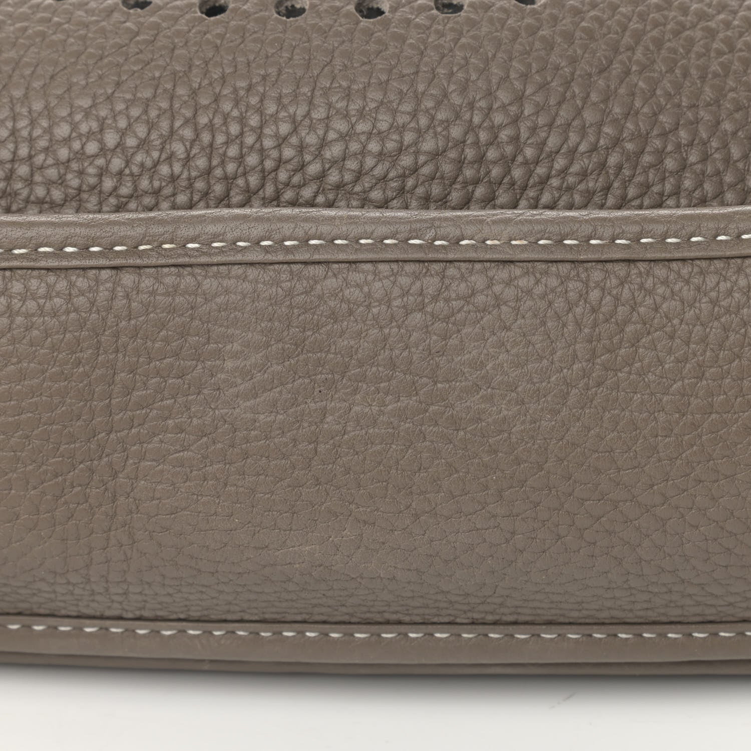 Hermes Taurillon Clemence Evelyne III PM Etoupe 10 of 15