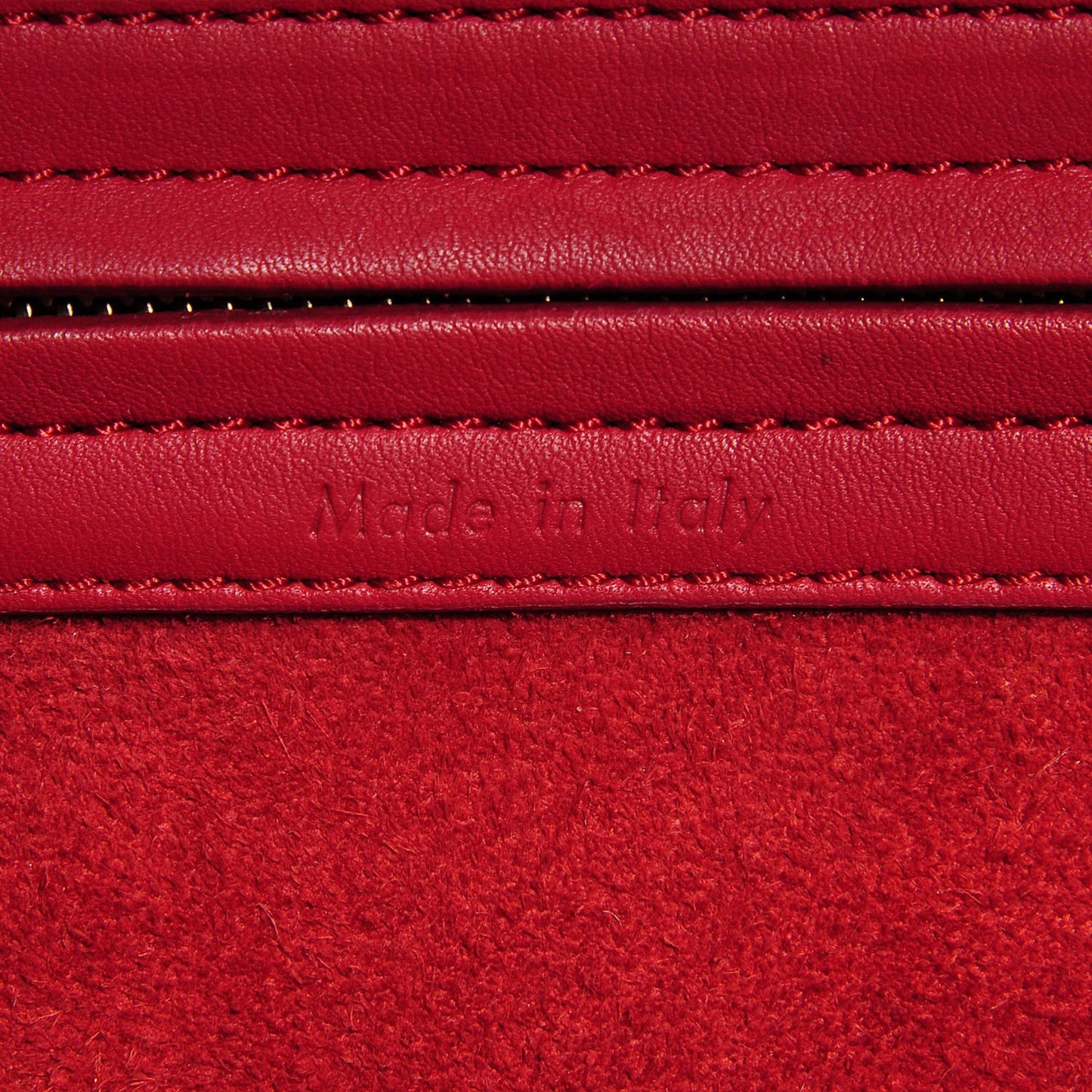 Supple Calfskin Medium Phantom Luggage Red
