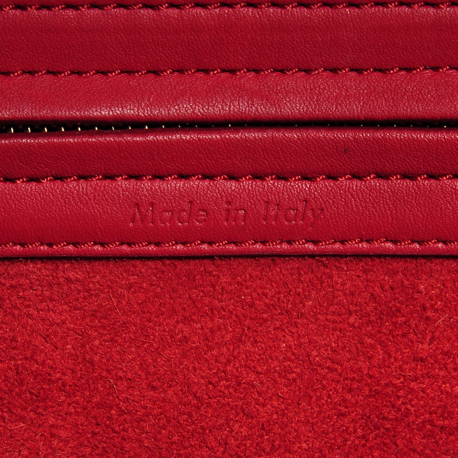 Celine Supple Calfskin Medium Phantom Luggage Red 7 of 8