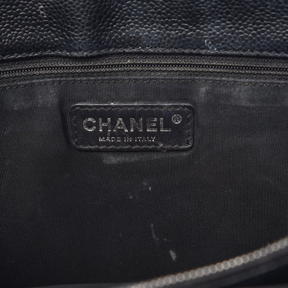 Chanel Caviar Quilted Grand Shopping Tote GST Black 6 of 15