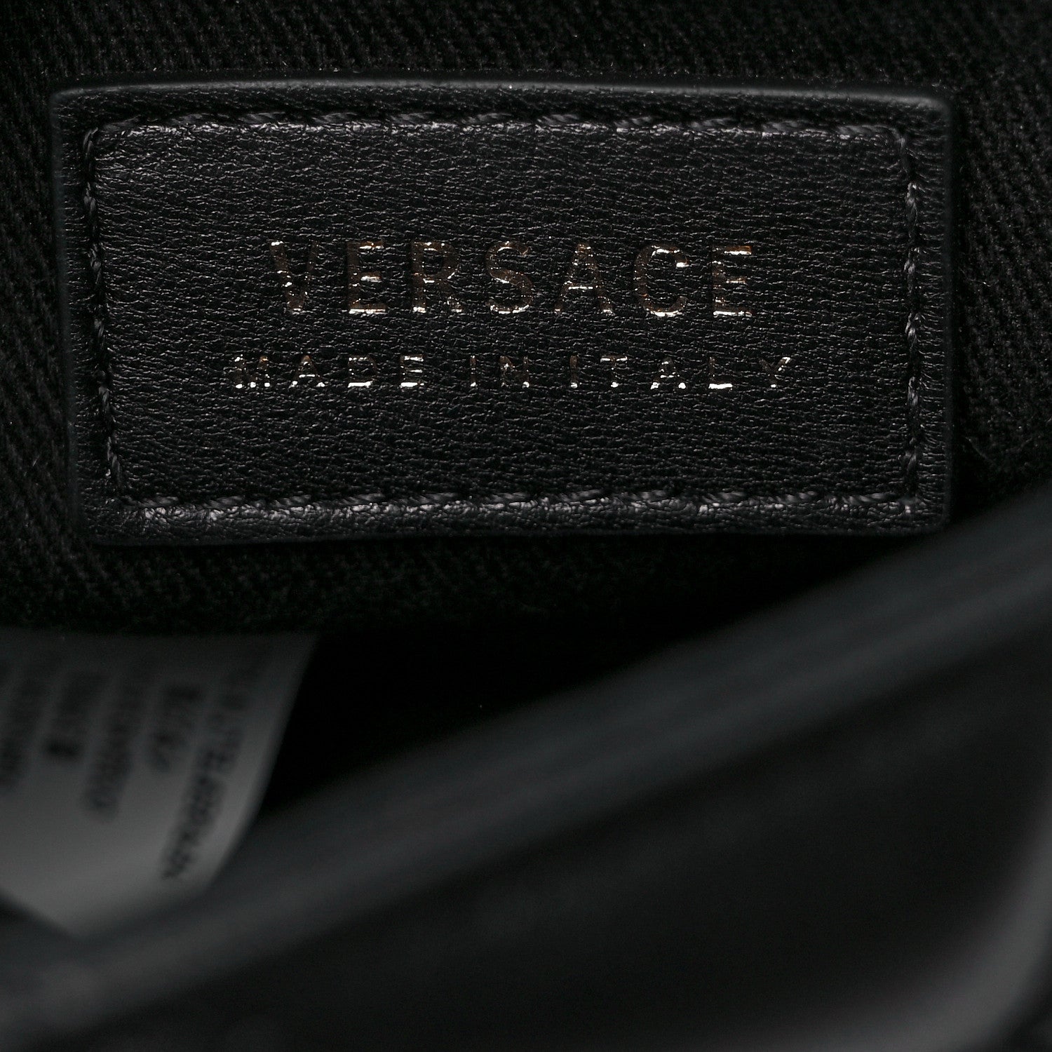 Versace Nappa Quilted Icon Small Crossbody Bag Black 5 of 8