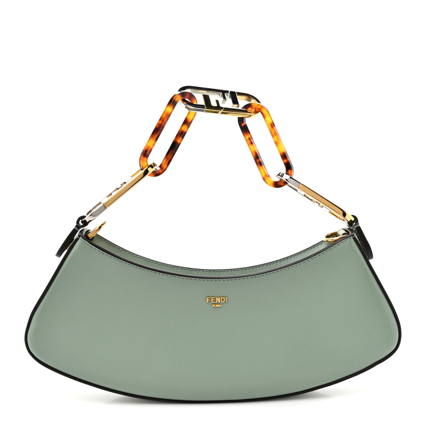 Vitello Palmellato Fendi O'Lock Swing Menta
