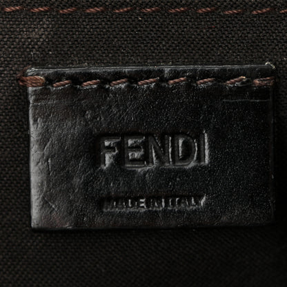 Fendi Vitello Elite Flap Crossbody Bag Black 2 of 19