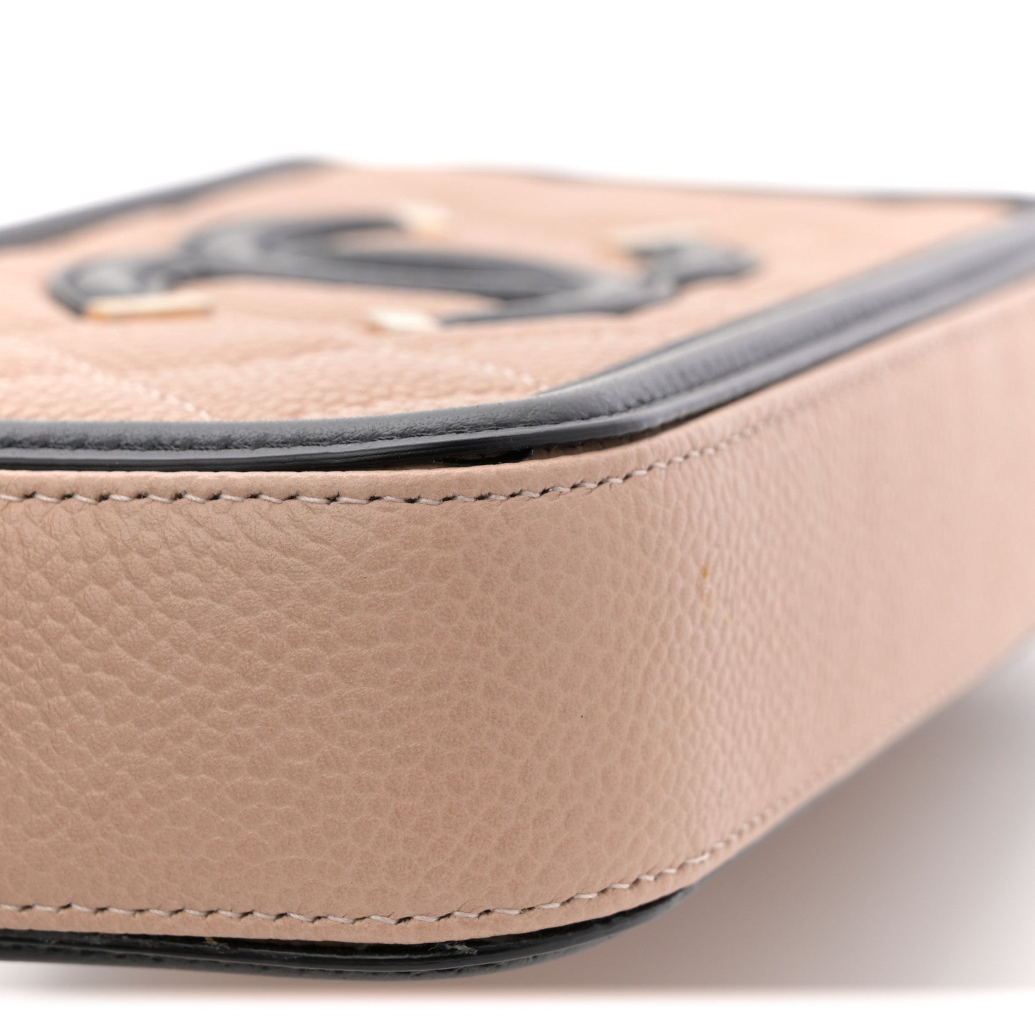 Chanel Caviar Quilted CC Filigree Clutch With Chain Beige Black 12 of 12