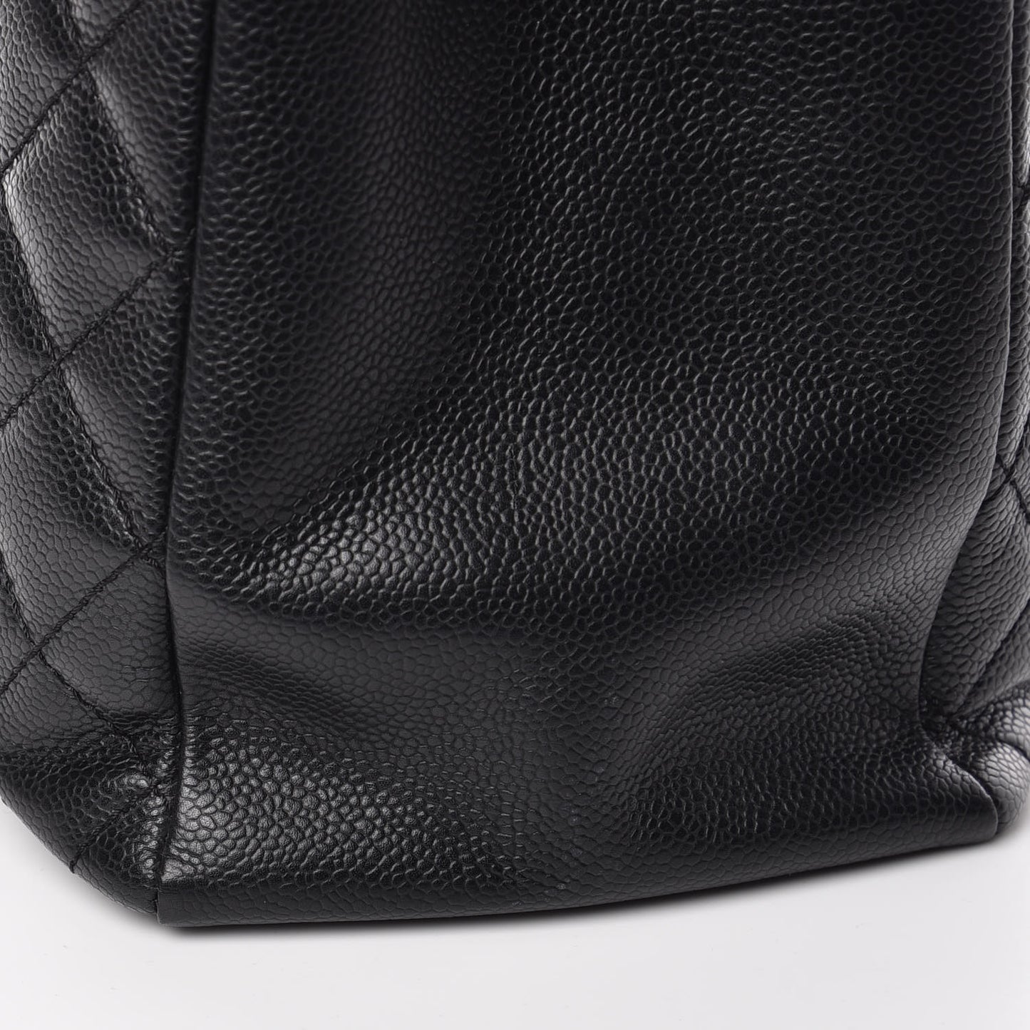 Caviar Quilted Grand Shopping Tote GST Black