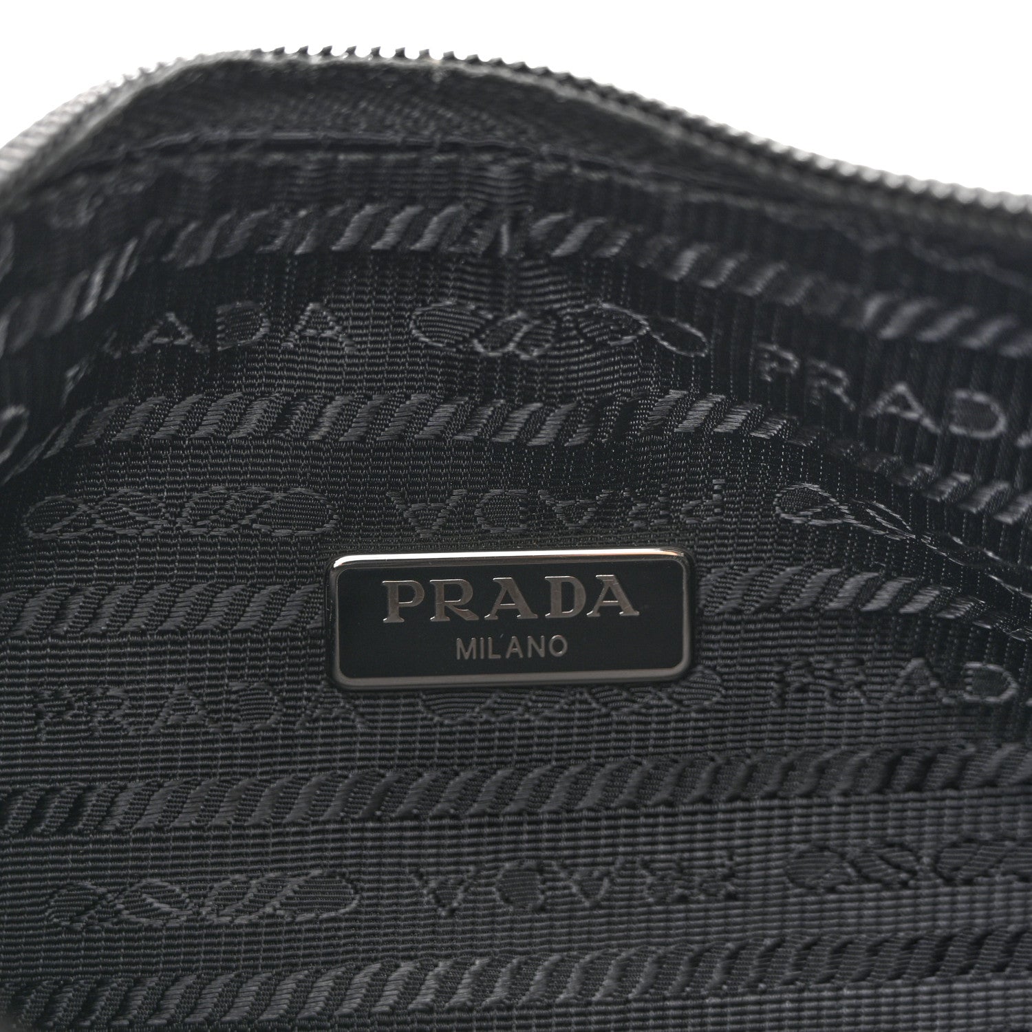 Prada Tessuto Nylon Mini Re-Edition 2000 Bag Black 6 of 11
