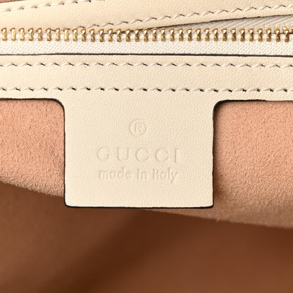 Gucci GG Supreme Monogram Medium Padlock Tote White 6 of 11