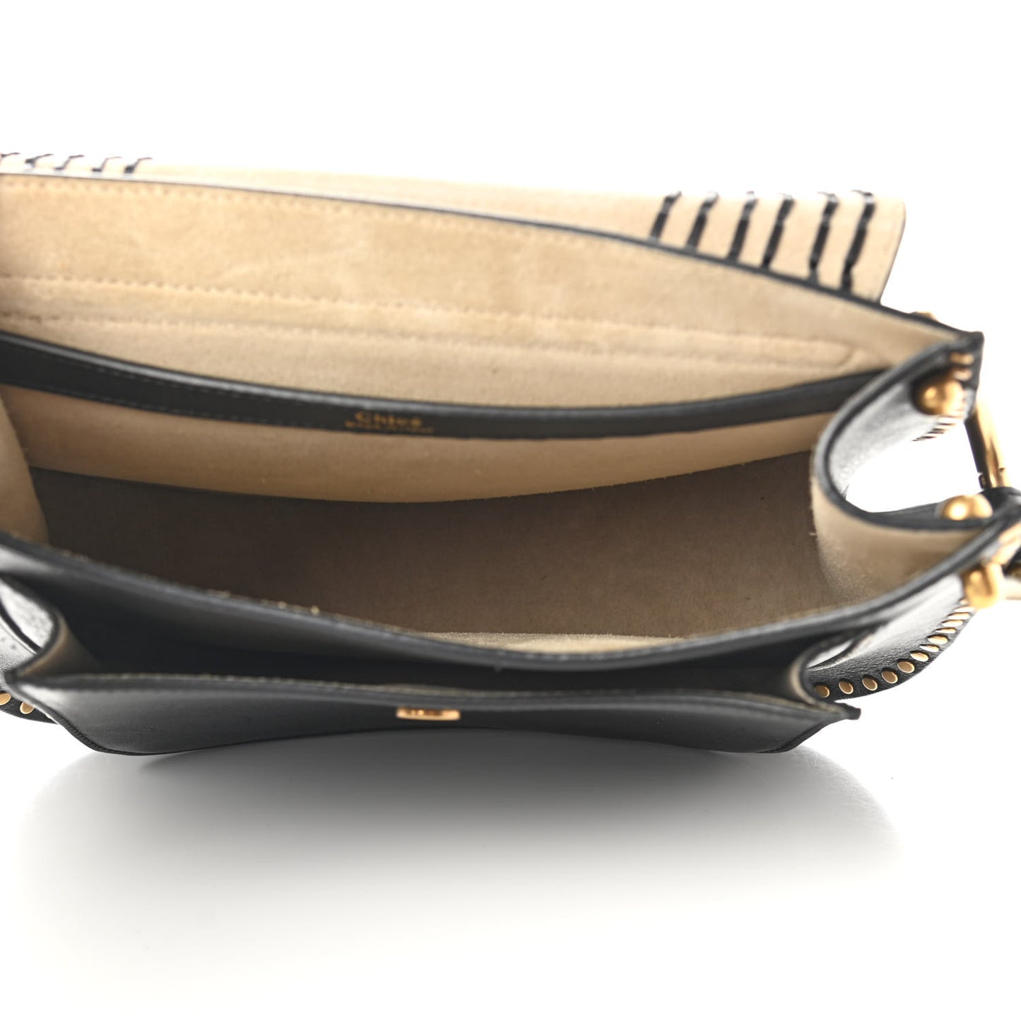 Calfskin Braided Medium Hudson Shoulder Bag Black