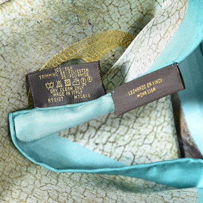 Louis Vuitton Silk Masters Da Vinci Shawl 4 of 4