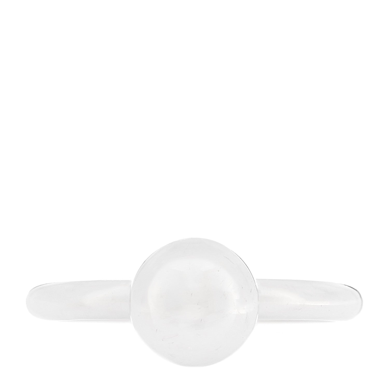 Tiffany Sterling Silver 8mm Hardwear Ball Ring 53 6.5 1 of 6