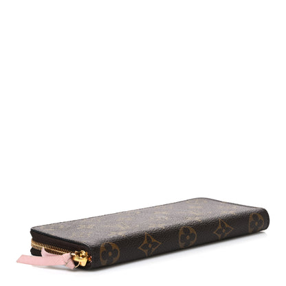 Louis Vuitton Monogram Clemence Wallet Rose Ballerine 4 of 7