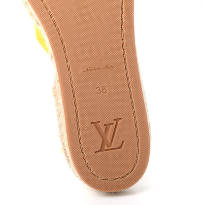 Louis Vuitton Canvas Monogram Starboard Espadrille Flats 38 Rose Pop 9 of 11