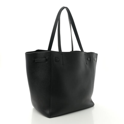 Celine Soft Grained Calfskin Small Belt Cabas Phantom Black 3 of 10