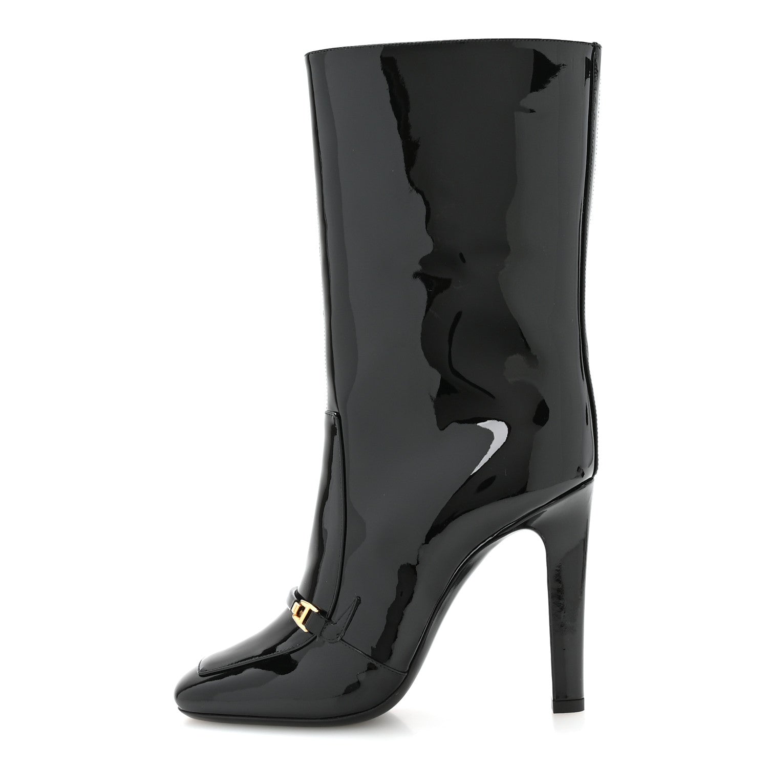 Saint Laurent Vernice Grupy Lala 105 Boots 39 Black 1 of 9