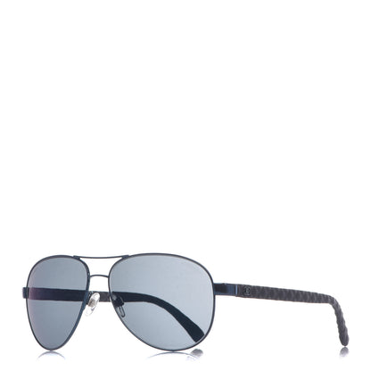 Chanel Pilot Summer Aviator Sunglasses 4204-Q Blue 1 of 8