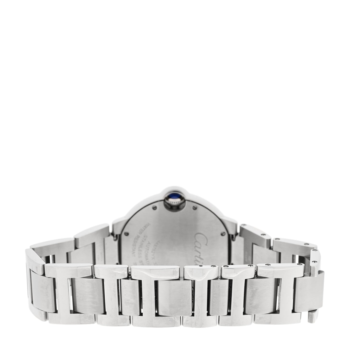 Stainless Steel Diamond Bezel 36mm Ballon Bleu De Cartier Automatic Watch